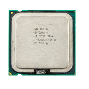 б/у процессор сокет 775 Intel Pentium-4 (651)  3,4/2/800 SL9KE
