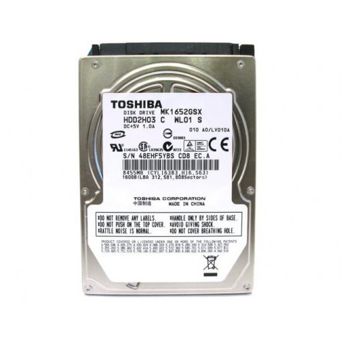 Винчестер 2,5" 160Gb SATA Toshiba MK1652GSX WL01 S