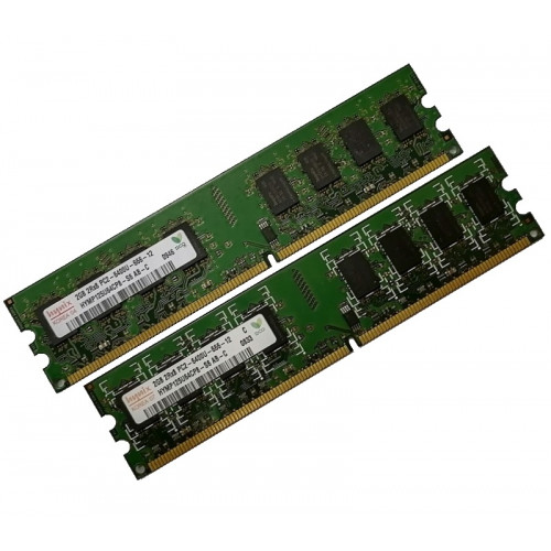 ОЗУ Dimm 4Gb PC2-6400(800)DDR2 Hynix HYMP125U64CP8-S6  (Kit 2x2Gb)