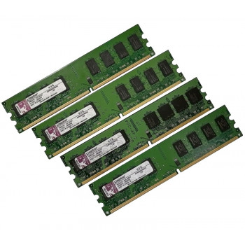 ОЗУ Dimm 8Gb PC2-6400(800)DDR2 Kingston KVR800D2N6/2G 9905316-xxx.A01LF (Kit 4x2Gb)