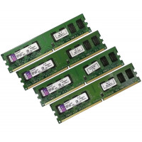 ОЗУ Dimm 8Gb PC2-6400(800)DDR2 Kingston KVR800D2N6/2G 99U5316-072.A00LF (Kit 4x2Gb)