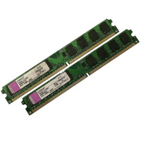 ОЗУ Dimm 4Gb PC2-6400(800)DDR2 Kingston KVR800D2N6/2G 99U5429-O14.A00LF  (Kit 2x2Gb)