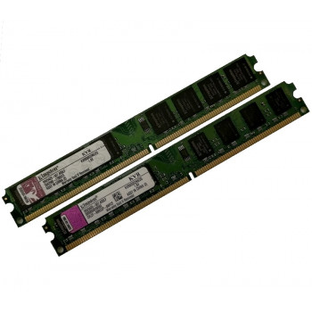 ОЗУ Dimm 4Gb PC2-6400(800)DDR2 Kingston KVR800D2N6/2G 99U5429-007.A00LF (Kit 2x2Gb)