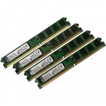 ОЗУ Dimm 8Gb PC2-6400(800)DDR2 Kingston KVR800D2N6/2G 9905429-035.A00LF (Kit 4x2Gb)