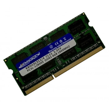ОЗУ So-Dimm 4Gb PC3L-12800s, DDR3L-1600, KemBona (Samsung) KBN16LS11/4