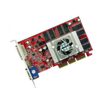 б/у Видеокарта AGP 128Mb Fx5500 Palit NA-55000+TD11V-FM8336