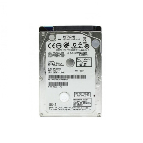 Винчестер 2,5" 320Gb SATA Hitachi Travelstar Z5K320-320 HTS543232A7A384, type TT5SAB320