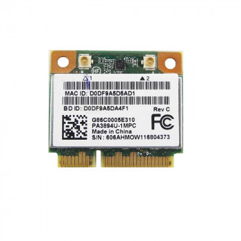 контроллер  WLAN Wi-Fi microPCI-Express Atheros AR5B195, PA-3894U-1МРС 802.11 b/g\n 