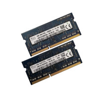 ОЗУ So-Dimm 8Gb PC3L-12800s, DDR3L-1600, SK Hynix HMT451S6xFR8A-PB (Kit 2x4Gb) 