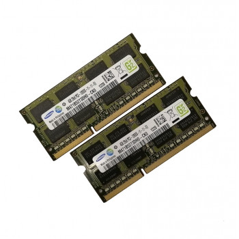 ОЗУ So-Dimm 8Gb PC3-12800s, DDR3-1600, Samsung M471B2573DH0-CKO (Kit 2x4Gb) 