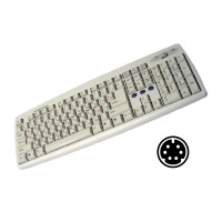 б/у клавиатура Ps/2 Genius Comfy KB-06x