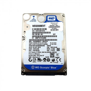 Винчестер 2,5" 320Gb SATA WD Scorpio Blue WD3200BEVT-60A23T0 