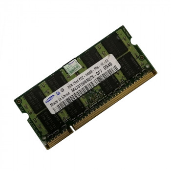 ОЗУ So-Dimm 2Gb PC2-6400, DDR2-800 Samsung M470T5663QZ3-CF7