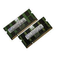 ОЗУ So-Dimm 4Gb PC2-6400, DDR2-800 Samsung M470T5663xx3-CF7 (Kit 2x2Gb)