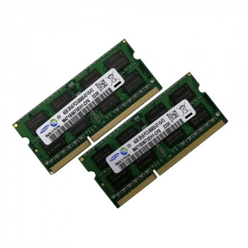 ОЗУ So-Dimm 8Gb PC3-8500, DDR3-1066, Samsung M471B5673EH1-CF8 (Kit 2x4Gb)