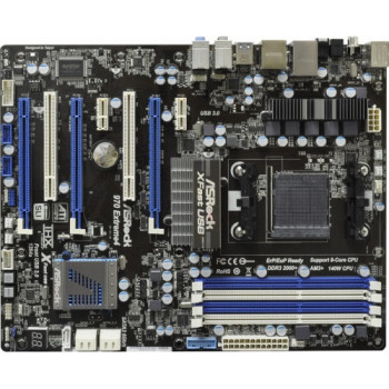 б/у системная плата сокет Am3 ASRock 970 Extreme4  