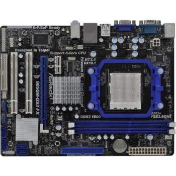 б/у системная плата сокет Am3 ASRock 985GM-GS3 FX