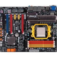 б/у системная плата сокет Am3 ECS A890GXM-A