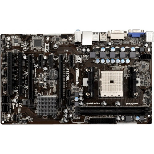 системная плата сокет FM ASrock A55DEL