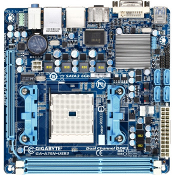 б/у системная плата сокет FM GigaByte GA-A75N-USB3