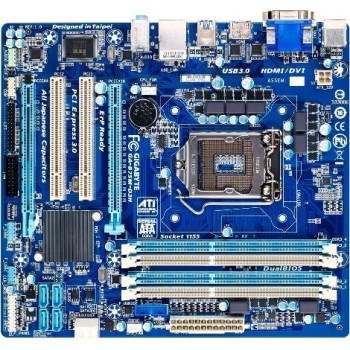 б/у системная плата сокет 1155 GigaByte GA-B75M-D3H