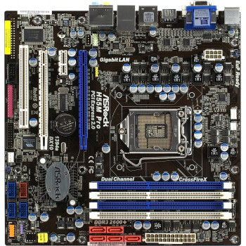 б/у системная плата сокет 1156 ASRock H55M Pro
