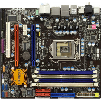б/у системная плата сокет 1156 ASRock P55M Pro