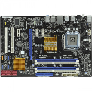 б/у системная плата сокет 775 Asrock P43DE3