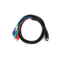 шнур мониторный VGA / 3xRCA 1.5м, ATcom CAB32BLK
