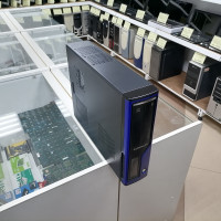 Корпус CROWN CM-MC-01 Black/Blue/LCD (пустой) 