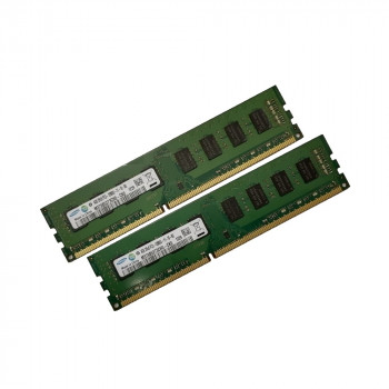 б/у 8Gb PC3-12800(1600)DDR3 Samsung M378B5273CH0-CK0 (Kit 2x4Gb) 