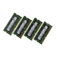 So-Dimm 16Gb PC3-8500s, DDR3-1066, Samsung M471B5273BH1-CF8 (Kit 4x4Gb)