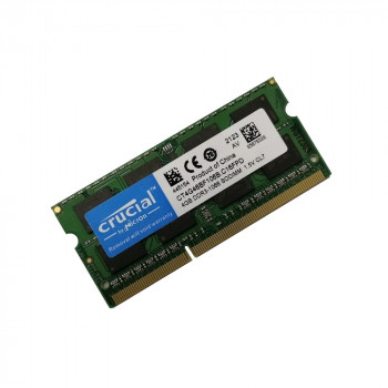 ОЗУ So-Dimm 4Gb PC3 8500S, DDR3 1066, Crucial CT4G46BF106B.C16FPD