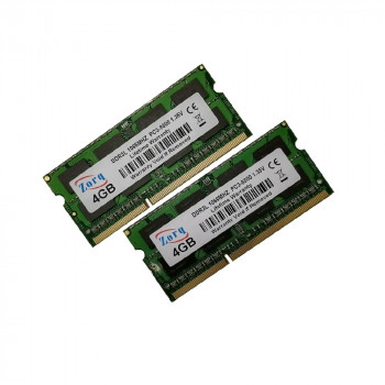 ОЗУ So-Dimm 8Gb PC3-8500, DDR3-1066, Zorg/Hynix H5T02683CFR-H9C (Kit 2x4Gb)