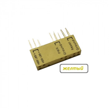 Переходник Q-CONNECTOR Front Panel Jamper, желтый