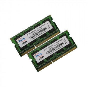 ОЗУ So-Dimm 8Gb PC3-8500s, DDR3-1066, Zorg/Samsung K4B2G0846C HYF8 (Kit 2x4Gb)