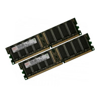 ОЗУ Dimm 2Gb PC-3200(400)DDR Hynix HYMD512646DP8J-D43 AA (Kit 2x1Gb)