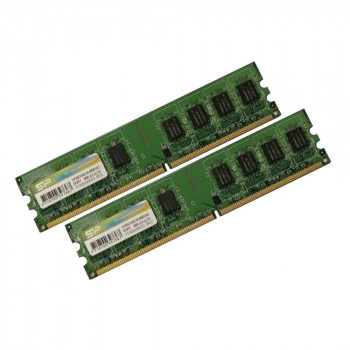 ОЗУ Dimm 4Gb PC2-6400(800)DDR2 Silicon Power SP002GBLRU800S02 (Kit 2x2Gb) 