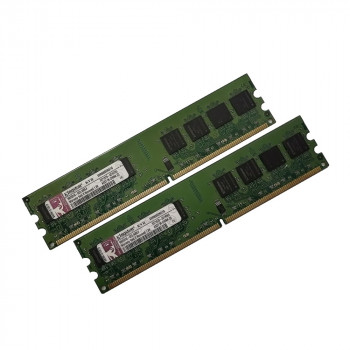 ОЗУ Dimm 2Gb PC2-6400(800)DDR2 Kingston KVR800D2N5/1G 99U5316-023.A00LF (Kit 2x1Gb)