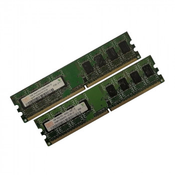 ОЗУ Dimm 2Gb PC2-5300(667)DDR2 Hynix HYMP112U64CP8-Y5 (Kit 2x1Gb) 