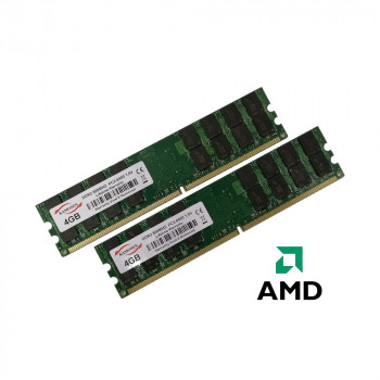 ОЗУ Dimm 8Gb PC2-6400(800)DDR2 Kamosen-Micron 9PE12D9HMW (для AMD) (Kit 2x4Gb) 