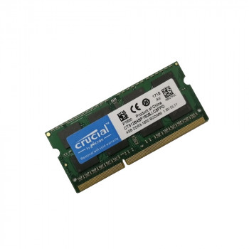 ОЗУ So-Dimm 4Gb PC3-12800s, DDR3-1600, Crucial CT51264BF160BJ.C8FPD