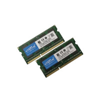 ОЗУ So-Dimm 8Gb PC3-12800s, DDR3-1600, Crucial CT51264BF160BJ.C8FPD (Kit 2x4Gb) 