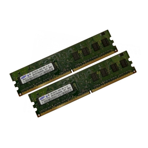 ОЗУ Dimm 2Gb PC2-6400(800)DDR2 Samsung M378T2863EHS-CF7  (Kit 2x1Gb)