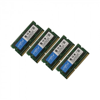 ОЗУ So-Dimm 16Gb PC3-12800s, DDR3-1600, Crucial CT51264BF160BJ.C8FPD (Kit 4x4Gb) 