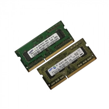 ОЗУ So-Dimm 2Gb PC3-10600, DDR3-1333, Samsung M471B2873xxx-CH9  (Kit 2x1Gb) 
