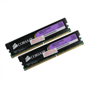  ОЗУ Dimm 2Gb PC2-6400(800)DDR2 Corsair CM2X1024-6400, 5-5-5-12, ver5.1 (Kit 2x1Gb) 