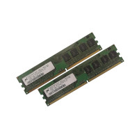 ОЗУ Dimm 1Gb PC2-5300(667)DDR2 Micron MT8HTF6464AY-667D7  (Kit 2x512Mb)