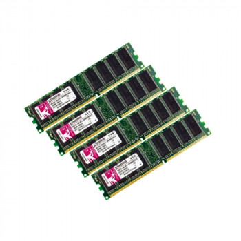 ОЗУ Dimm 4Gb PC-3200(400)DDR Kingston KVR400X64C3A/1G 99U5193-090.A01LF  (Kit 4x1Gb)