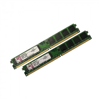 ОЗУ Dimm 2Gb PC2-6400(800)DDR2 Kingston KVR800D2N6/1G 99U5429-003.A00LF  (Kit 2x1Gb)